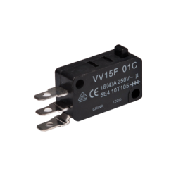 Micro Switch, Snap action, SPDT 15A 120VAC