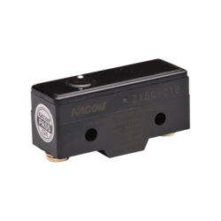 Limit Switch, 49.2x24.2x17.45mm Plastic (Phenol) body, 1 NO & NC w/ snap action, 2.3x0.9mm push plunger actuator