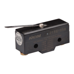 Limit Switch, 49.2x24.2x17.45mm Plastic (Phenol) body, 1 NO & NC w/ snap action, Hinge Lever actuator