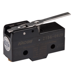 Limit Switch, 49.2x24.2x17.45mm Plastic (Phenol) body, 1 NO & NC w/ snap action, Lever actuator