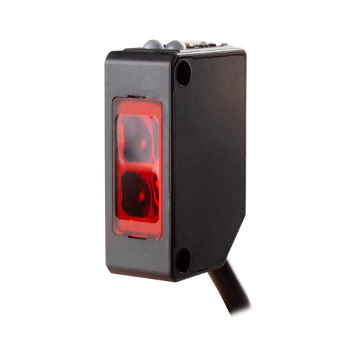 Photoelectric sensor, Diffuse reflective, 0~1m sensing range, NPN, 12 - 24VDC, 2m cable