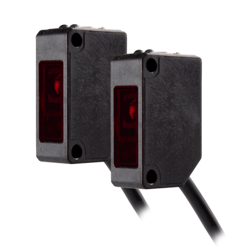 Photoelectric sensor, Through-beam, 25m sensing range, PNP, 12 - 24VDC, 2m cable
