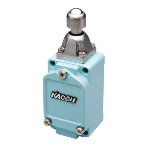 Limit Switch, 68.7x40x42mm Al die-casting body w/ PG13.5 Cable gland, IP67, 1 NO & 1 NC w/ Snap action, Ball plunger actuator