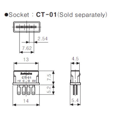 Connector for BS5 Micro Photo Sensor