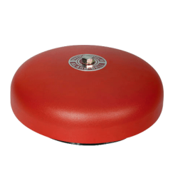 Electric Bell, Red 150mm Dia. Head, IP40, 90dB, 110V AC