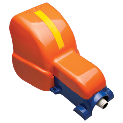 Foot switch, 2 stage, Momentary w/ Safety lever, Aluminum die-cast full foot guard of 200J impact, IP67, 1 NO & 1 NC, 20A 250VAC