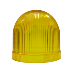 MENICS signal light accessory, Lens, 86mm, Prism Cut, Yellow color