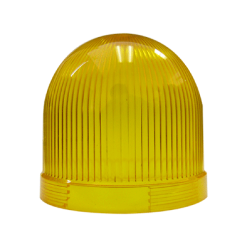 MENICS signal light accessory, Lens, 86mm, Prism Cut, Yellow color