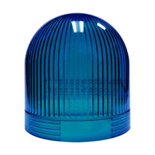 MENICS signal light accessory, Lens, 66mm, Prism Cut, Blue (For MLGF & MLGS Lights)
