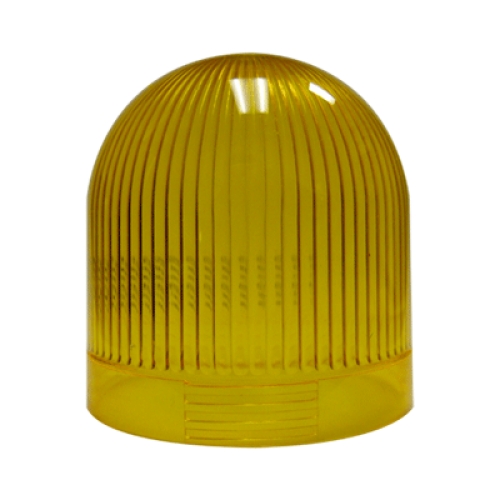 MENICS signal light accessory, Lens, 66mm, Prism Cut, Yellow (For MLGF & MLGS Lights)