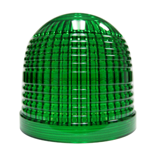 MENICS signal light accessory, Lens, 86mm Dome, Green (For MS86 Light)