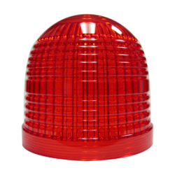 MENICS signal light accessory, Lens, 86mm Dome, Red (For MS86 Light)