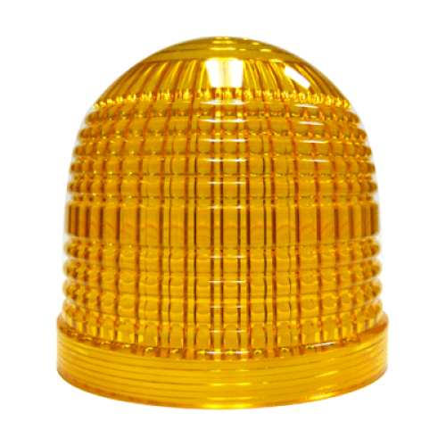 MENICS signal light accessory, Lens, 86mm Dome, Yellow (For MS86 Light)
