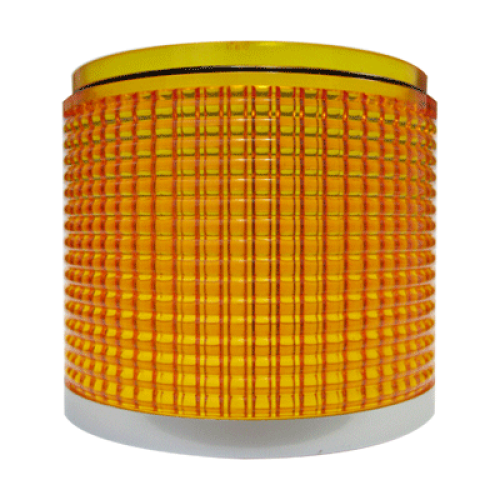 MENICS signal light accessory, Lens, 85mm, Yellow (For MT8 Lights)