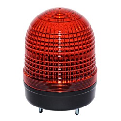 Beacon strobe light, 86mm red lens, Stud mount, Xenon bulb, 110V AC 6W, IP65 Beacon strobe light, 86mm red lens, Stud mount, Xenon bulb, 110V AC 6W, IP65