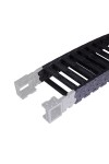 Cable carrier, High speed/Low noise type, 75mm per link, W400 x H78mm inner room, 480 Bending radius, Both hinge open lids