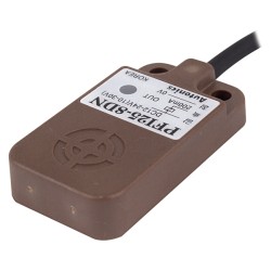 Autonics Proximity Sensor, 8mm Sensing, 25mm Flat, PNP, NO, 3 Wire, 10-30 VDC