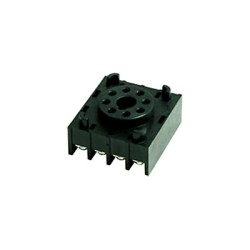 Socket, 8-Pin, Reverse Terminal, For Panel Mounting