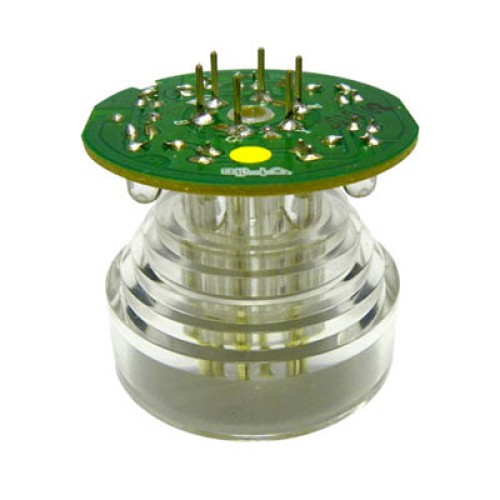 MENICS signal light accessory, 45mm LED module, Yellow (For 12 Volt PME lights)