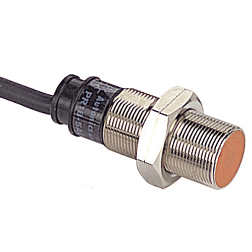 Autonics Proximity Sensor, 7mm Sensing, M18 Round, Shielded, NC, 2 Wire, 2m cable, 10-30 VDC Autonics Proximity Sensor, 7mm Sensing, M18 Round, Shielded, NC, 2 Wire, 2m cable, 10-30 VDC