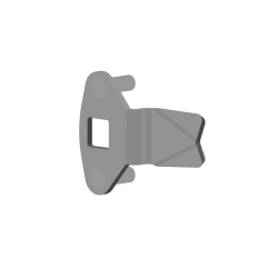 Small Three Point Cam With Adapter, 6.00H x 6.00W x 2.00D, Ind.Standard: IS17