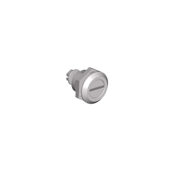 Latch, Slotted 2 x 4 Door (Stainless), 1.33H x 1.10W x 1.10D, Ind.Standard: IS17