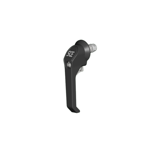 HANDLE, 5in. Padlocking w/7mm Square Insert, 9.00H x 4.00W x 2.00D, Ind.Standard: IS17