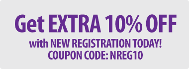 Register 10% Off
